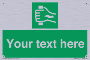 Custom Pull Bar Sign